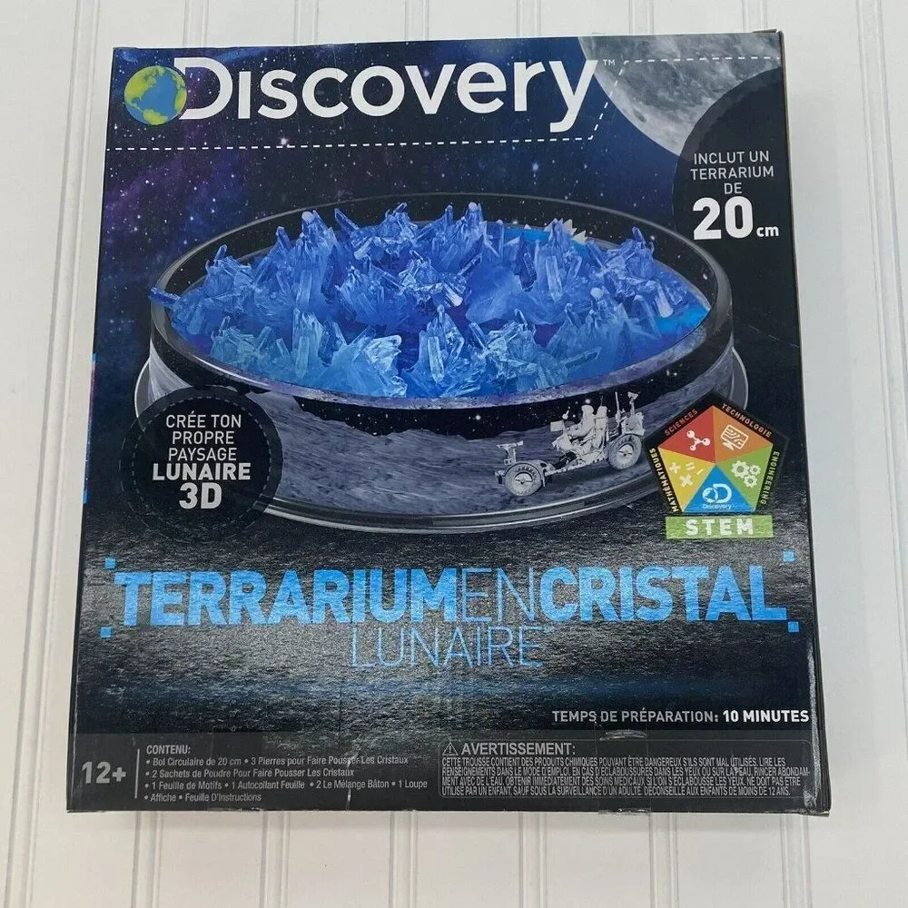 Discovery Lunar Crystal Terrarium STEM‎ Moon Landscape Age 12+